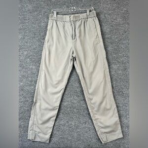 COS Pants Men's Size 32R Light Gray Elastic Waist Tapered Trousers‎ Cotton Blend